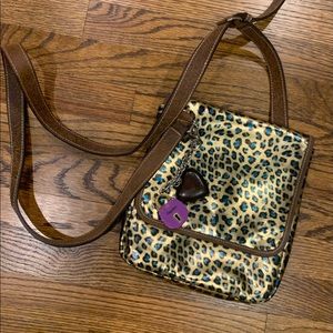 Consuela Blue Leopard Crossbody